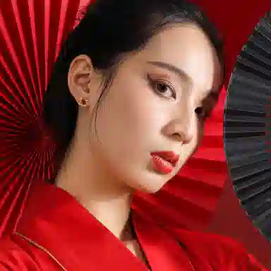 秦福炫 生肖龙玉髓  独特本命年龙年国风小众设计 玉髓 耳钉 女款 礼物