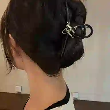 秦福炫 原创蝴蝶抓夹 后脑勺大号鲨鱼夹高级感 发夹 女款