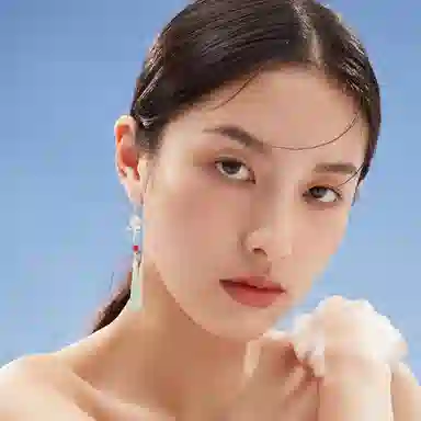 秦福炫 新中式民族风流苏古风耳坠耳挂气质旗袍国风耳饰 玛瑙 耳环 女款 节礼 物