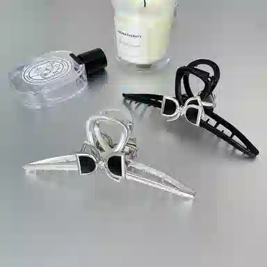 秦福炫 韩系蝴蝶抓夹原创设计造型高级感后脑勺鲨鱼夹 发夹 女款