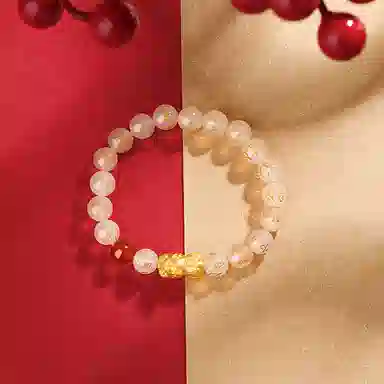 秦福炫 旺财 貔貅 招财 新中式 国潮 吞金兽转运珠 文玩平安纳福 玛瑙 手串 男女同款情侣款