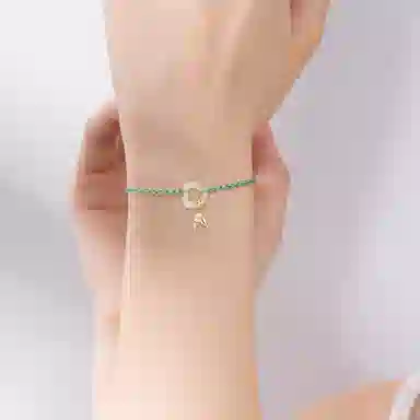 秦福炫 一见倾心首饰新中式手绳 国潮经典复古轻奢小众设计 玉髓 玉石手链 女款 礼盒装