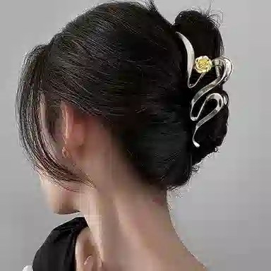 秦福炫 大号抓夹 后脑勺高级感 夹夹子头饰 发夹 女款