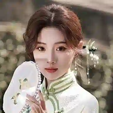 秦福炫 花朵流苏簪子 设计感盘发器旗袍发饰头饰 发簪 女款