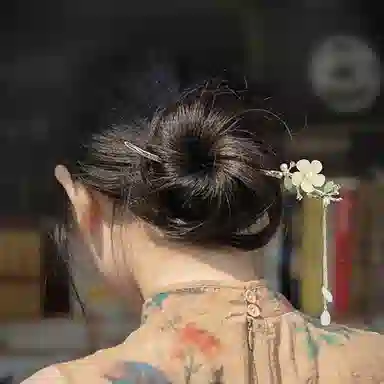 秦福炫 流苏 新中式高级感花朵 古风头饰 发簪 女款
