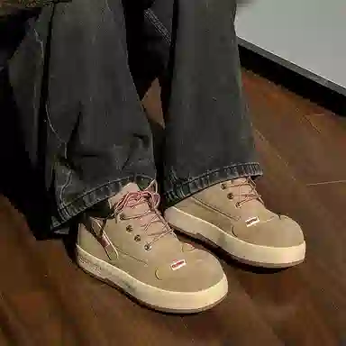 FAPAI Classic Khaki Ankle Boots