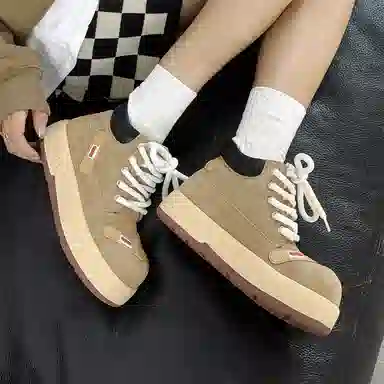 FAPAI Classic Khaki Ankle Boots