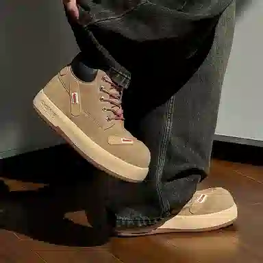 FAPAI Classic Khaki Ankle Boots