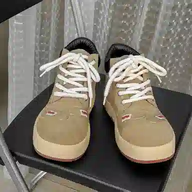 FAPAI Classic Khaki Ankle Boots