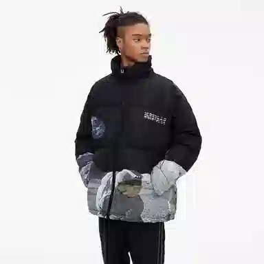 ICONS Lab Cyberpunk Astronaut Down Jacket Black