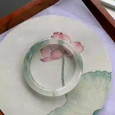 【高品质】 雅谷 青山黛贵妃美人镯 清冷感 平安 如意 气质温婉 新中式高级感 天山翠 手镯 女款