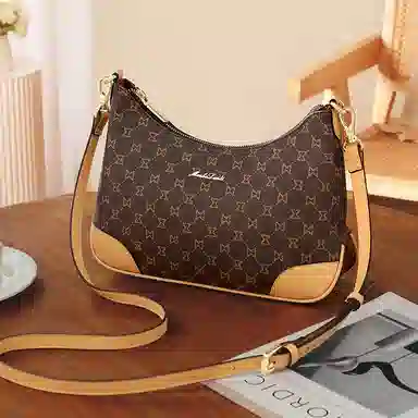 Mashalanti Classic Monogram Crescent Bag