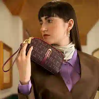 Marsalanti Classic Printed PVC Clutch