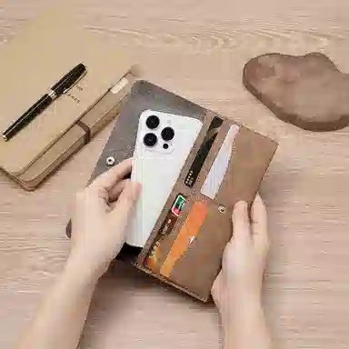 马莎兰缇 休闲复古高级感 合成革 钱包 常规 男款 咖啡色