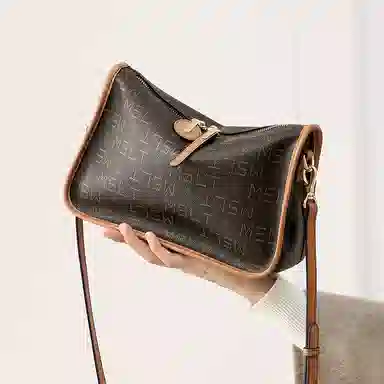 Mashalanti Classic Letter PVC Crossbody Bag