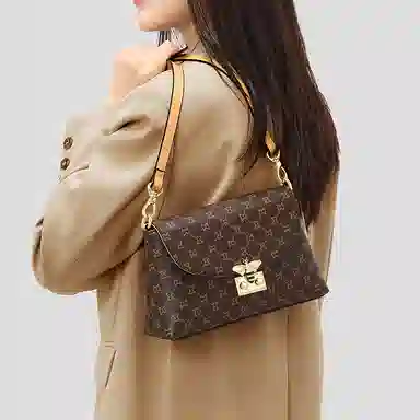 Mashalanti Elegant Bee Print Shoulder Bag