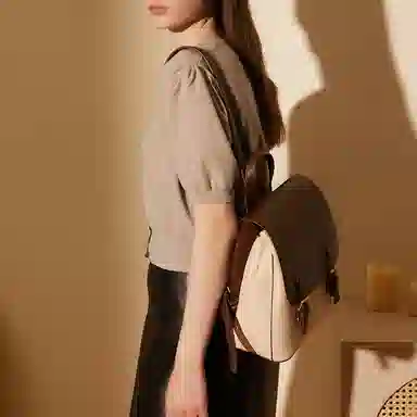 Vandee Caramel Cream Backpack