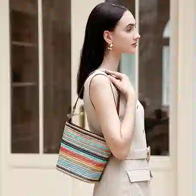 VANDEE Rainbow Shoulder Bag