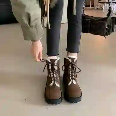 保暖耐磨 小众百搭时尚潮流之选 短筒 雪地靴 女款