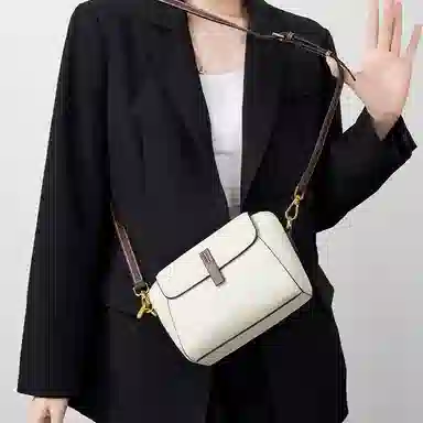 包包女实用通勤高级感小众时尚百搭简约个性潮流休闲轻便 牛皮 斜挎包 小号 女款 多色