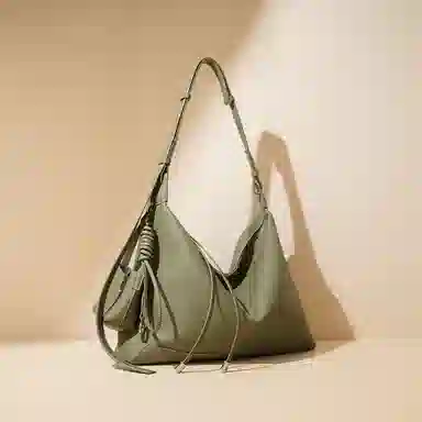 通勤慵懒风 设计纯色高级感 头层牛皮 单肩包 常规 女款 多色