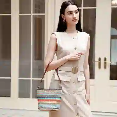 VANDEE Rainbow Shoulder Bag