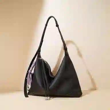 通勤慵懒风 设计纯色高级感 头层牛皮 单肩包 常规 女款 多色