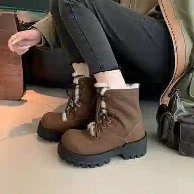 保暖耐磨 小众百搭时尚潮流之选 短筒 雪地靴 女款