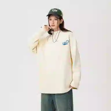 HUANQIU Retro Unisex Thermal Top