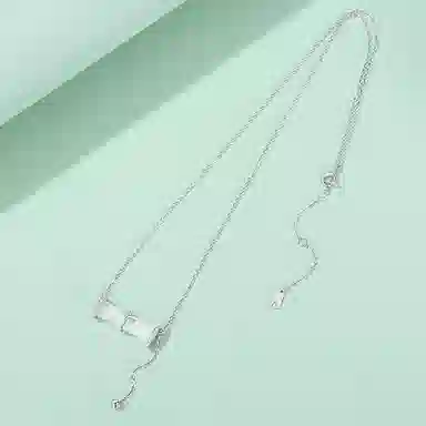 妙银阁 竹节新中式清冷感高级设计 小众简约甜美精致 玉髓 项链 女款