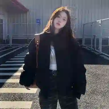 虫小绿 美式高街潮流百搭立领飞行员上衣外套春秋款侧口袋拉链棒球服休闲情侣款夹克 男女同款