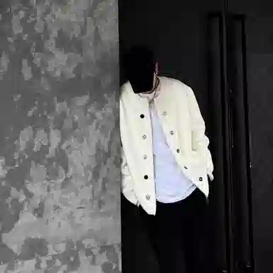 虫小绿 日韩系列高级感纽扣装饰设计学院风毛衣外套无性别主义松弛慵懒感宽松休闲百搭上衣服舒适简约拉链开衫针织衫 男女同款