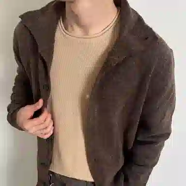 虫小绿 高级慵懒与美式复古兼具的秋冬外套针织衫 男女同款