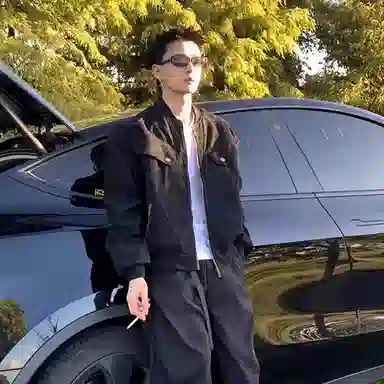 虫小绿 美拉德短款工装做旧外套男春秋水洗潮牌棒球服美式复古哈灵顿拉链休闲上衣夹克 男女同款