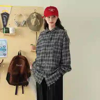 LIVINGTOWN Vintage Plaid Shirt