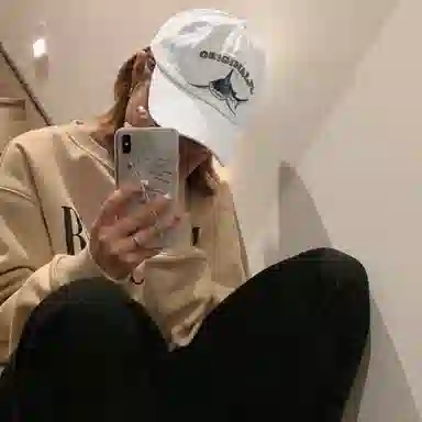 复古鲨鱼刺绣水洗做旧大头围显脸小美式休闲遮阳防晒帽 优质棉质帽 时尚鸭舌帽 男女同款情侣款 丰富色彩任你选