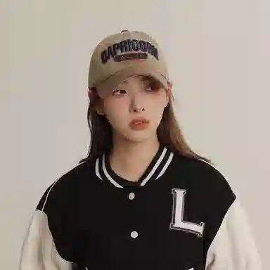 冠辉 美式复古水洗做旧拼接棒球帽个性百搭潮流休闲 腈纶 鸭舌帽 男女同款情侣款