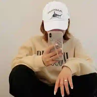 复古鲨鱼刺绣水洗做旧大头围显脸小美式休闲遮阳防晒帽 优质棉质帽 时尚鸭舌帽 男女同款情侣款 丰富色彩任你选