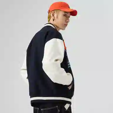 RAP PANDA Vintage Baseball Jacket