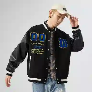 RAP PANDA Vintage Baseball Jacket