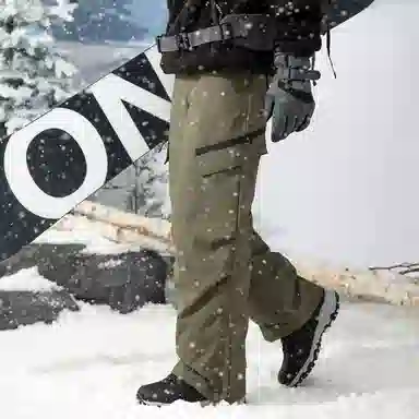 RAP PANDA Ski Pants White