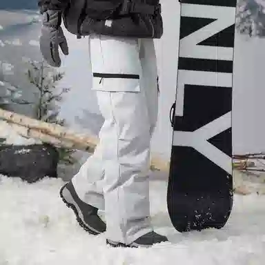 RAP PANDA Ski Pants White