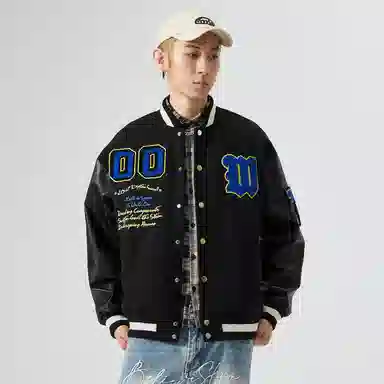 RAP PANDA Vintage Baseball Jacket