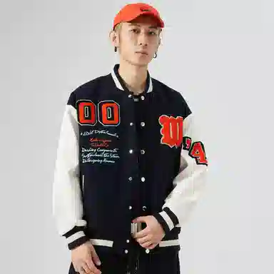 RAP PANDA Vintage Baseball Jacket