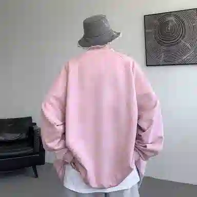悍戈 港风美式复古个性休闲运动风上衣卫衣 男款