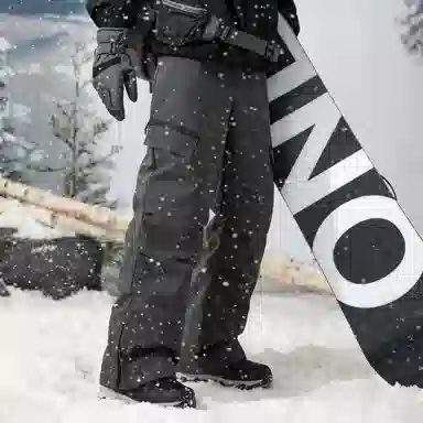 RAP PANDA Ski Pants White