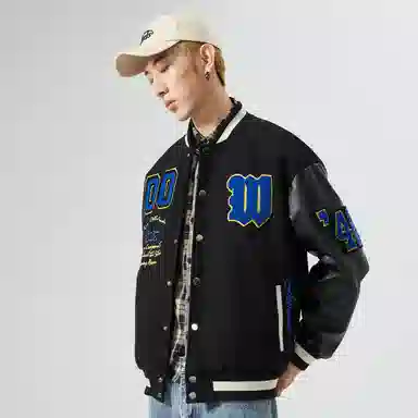 RAP PANDA Vintage Baseball Jacket