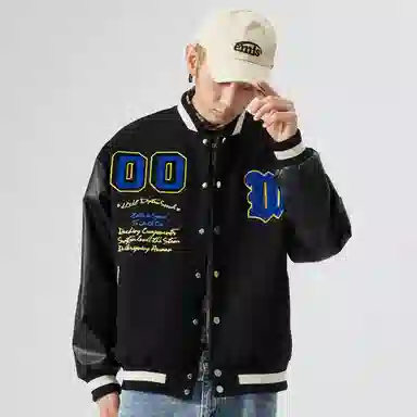 RAP PANDA Vintage Baseball Jacket