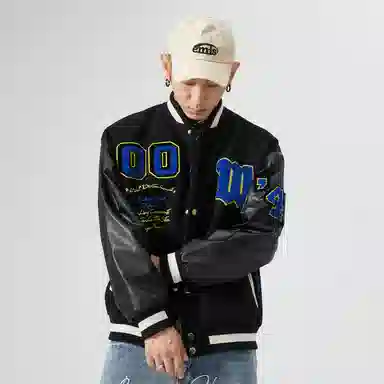 RAP PANDA Vintage Baseball Jacket