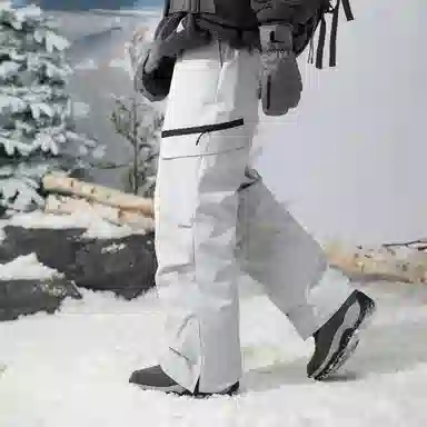 RAP PANDA Ski Pants White